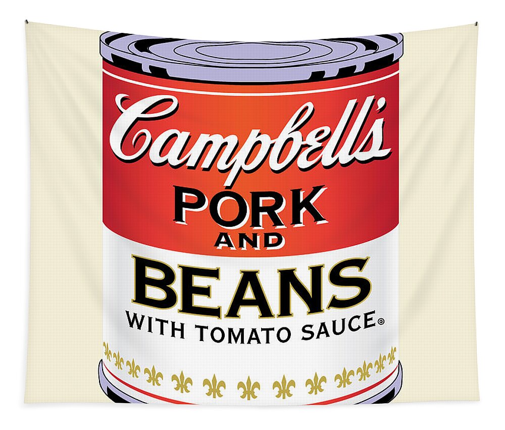 Digital Tapestry featuring the digital art Pork and Beans by Gary Grayson