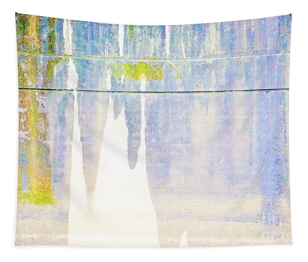 Decorative Tapestry featuring the photograph Portland Bridge Support by Merle Grenz
