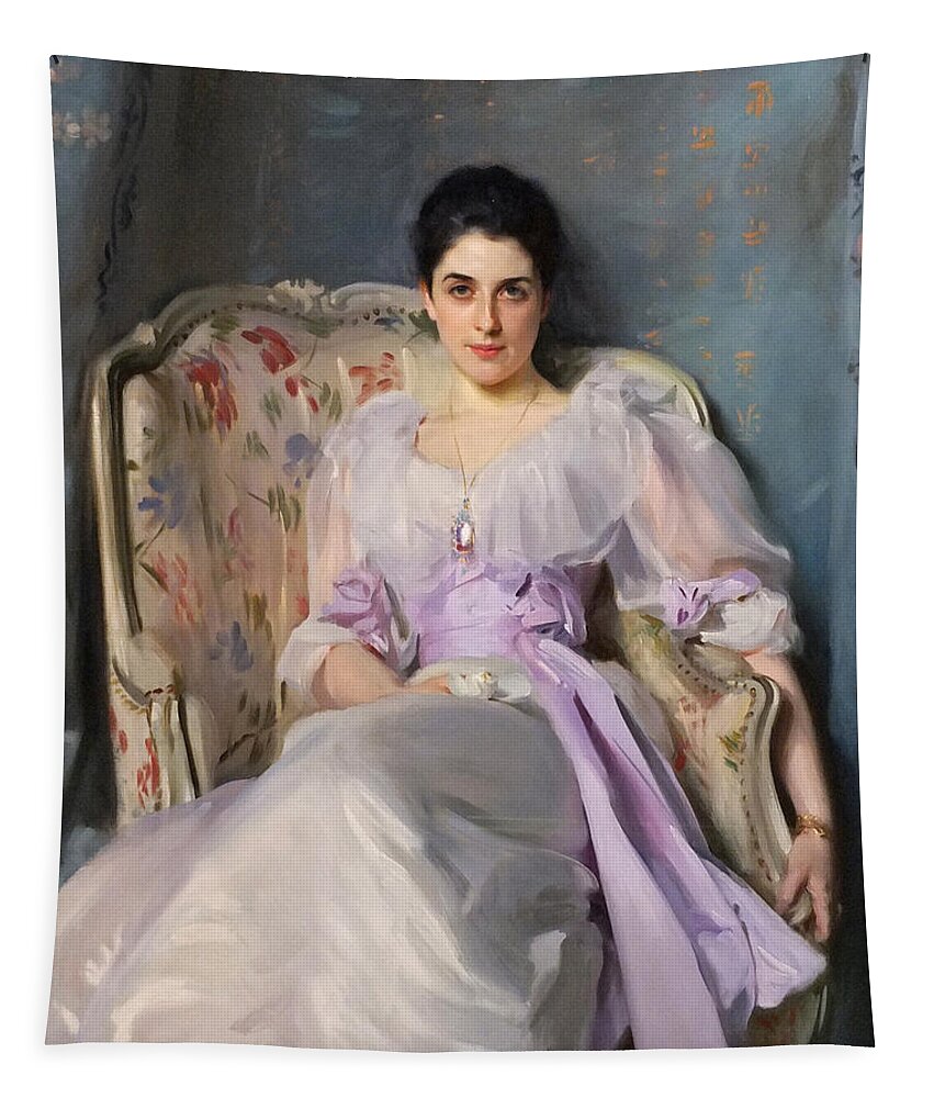 John Singer Sargent Tapestry featuring the painting Portrait of Lady Agnew of Lochnaw by John Singer Sargent