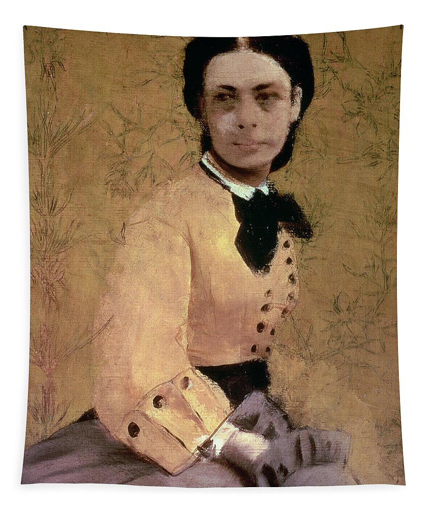 Edgar Degas Tapestry featuring the painting Portrait of Princess Pauline de Metternich by Edgar Degas