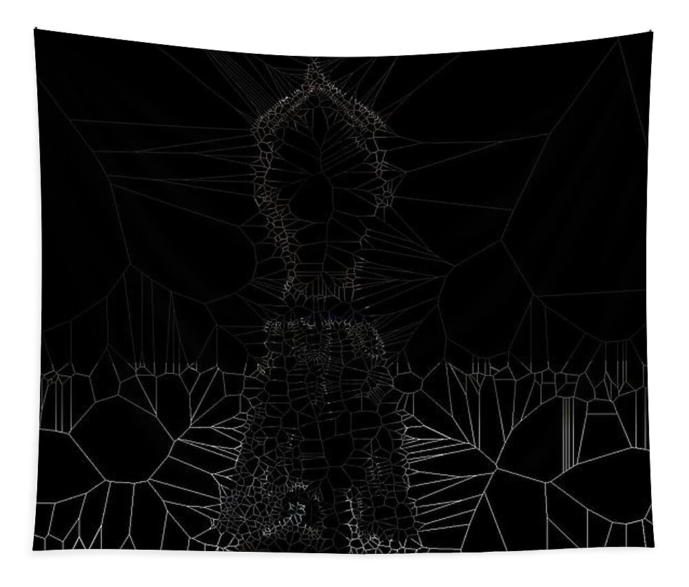 Vorotrans Tapestry featuring the digital art Position by Stephane Poirier