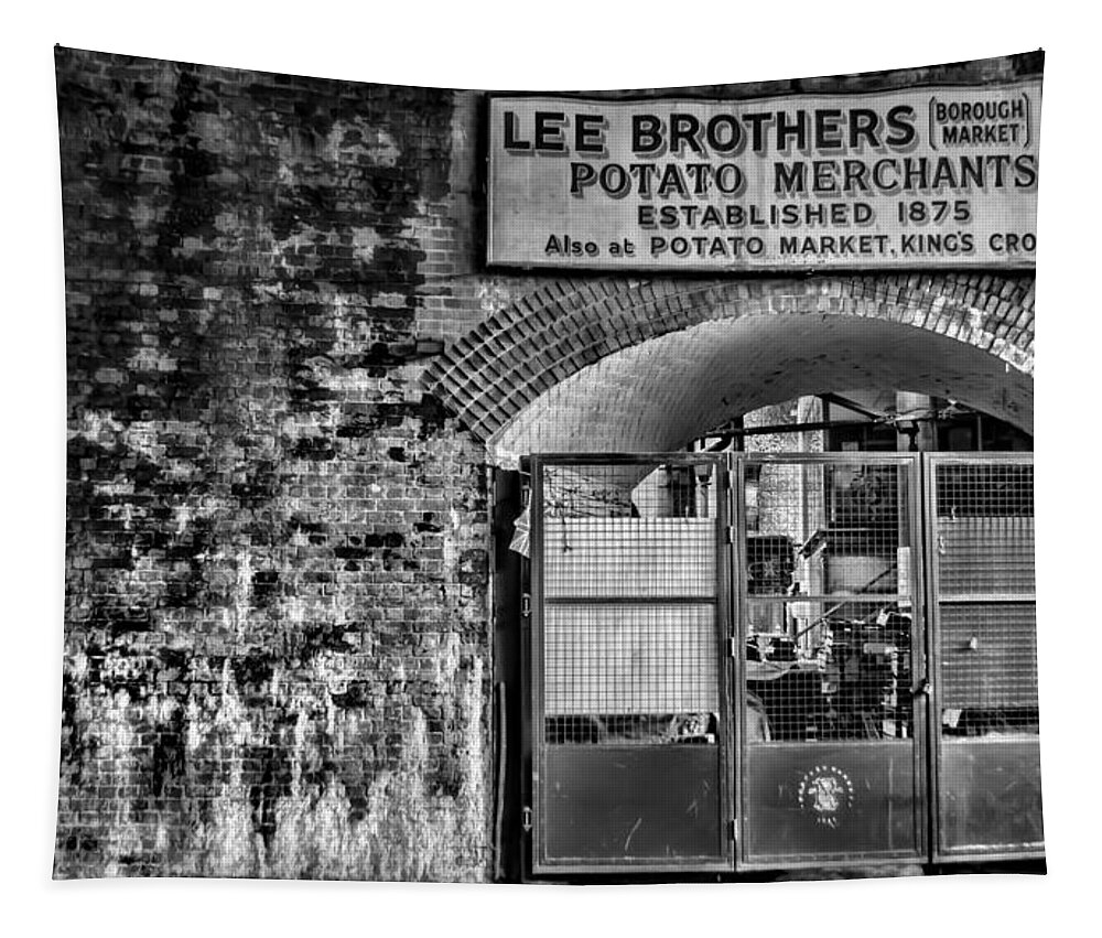 Borough Market Tapestry featuring the photograph Potato Merchants by Heather Applegate