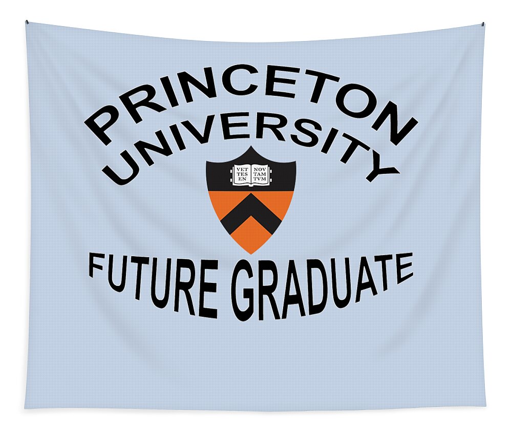Princeton Tapestry featuring the digital art Princeton University Future Graduate by Movie Poster Prints
