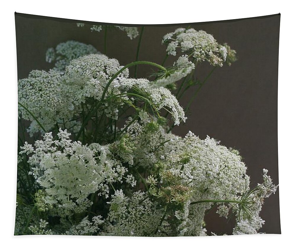 Flower Tapestry featuring the photograph Queen's Bouquet by Patricia Overmoyer