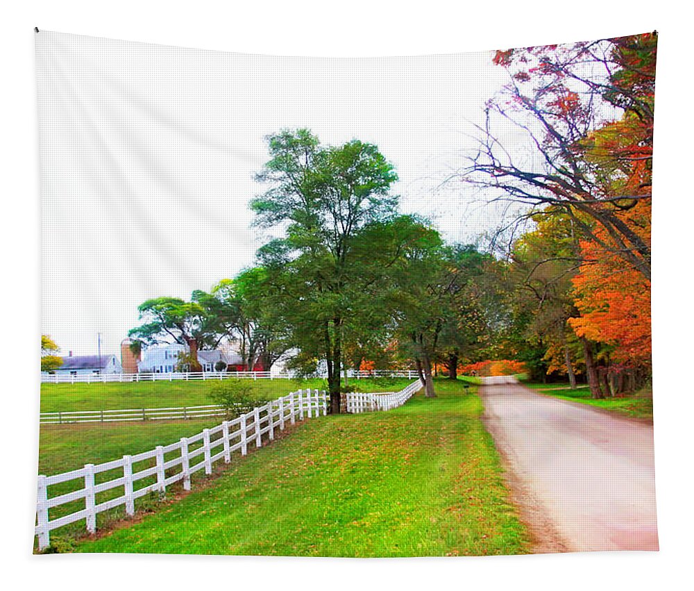 Quintessence Of Autumn Tapestry featuring the photograph Quintessence of Autumn by Pat Cook