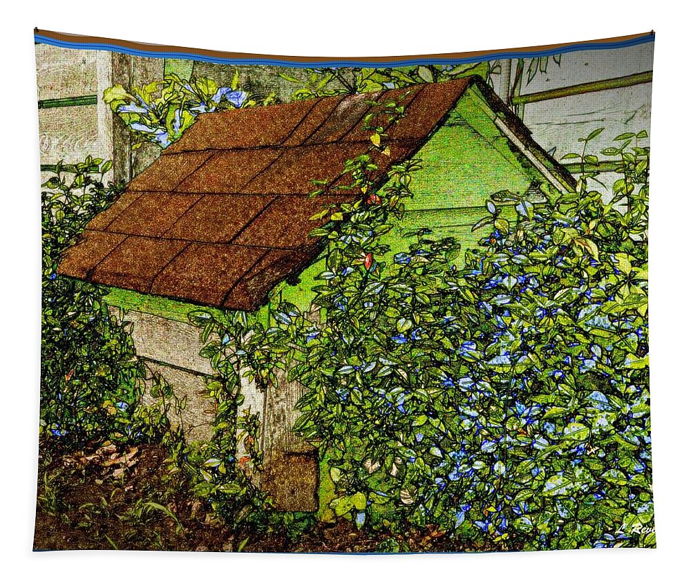 Garden Tapestry featuring the photograph Quite Lonely Really by Leslie Revels