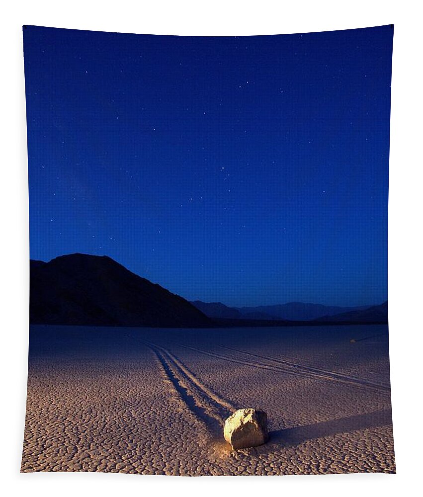 Death Valley Tapestry featuring the photograph Racing Before Sunrise by David Andersen