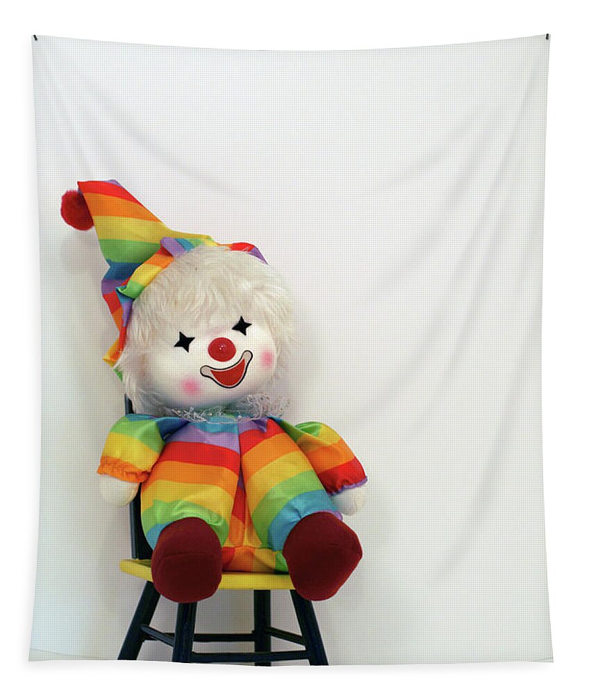 Rainbow Tapestry featuring the photograph Rainbow Happy Clown by Robert Braley