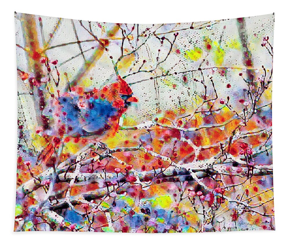 Raining Colors Tapestry featuring the photograph Raining Colors by Bellesouth Studio