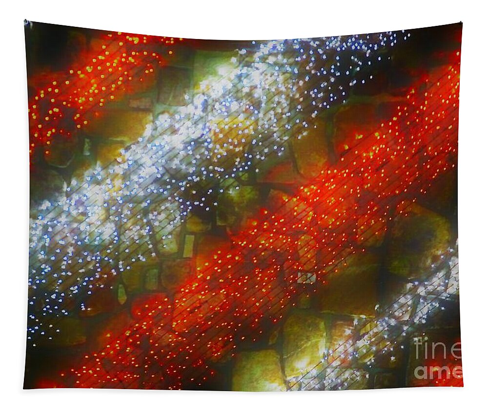 Red Tapestry featuring the photograph Red and White by Merle Grenz