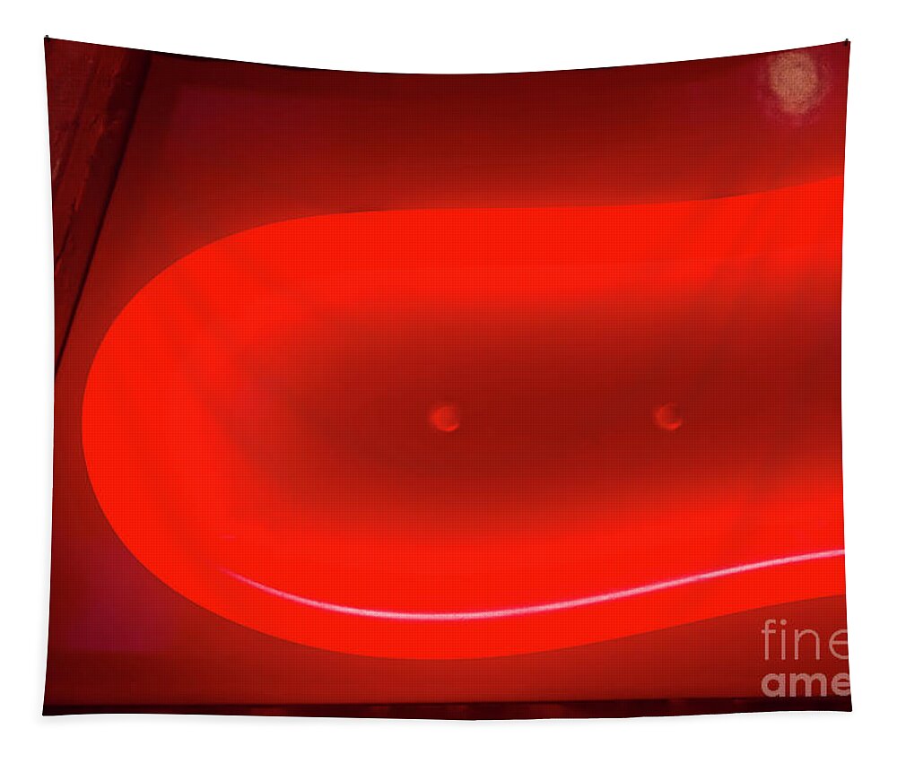 Red Tapestry featuring the photograph Red in Abstract by David Arment