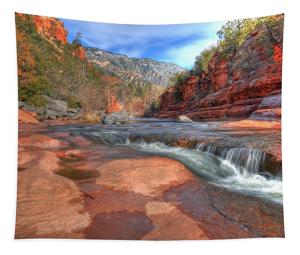Red Rock Sedona Tapestry featuring the photograph Red Rock Sedona by Kelly Wade