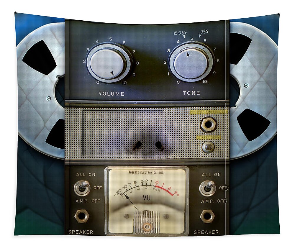 Reel To Reel Tapestry featuring the photograph Reel To Real by John Anderson