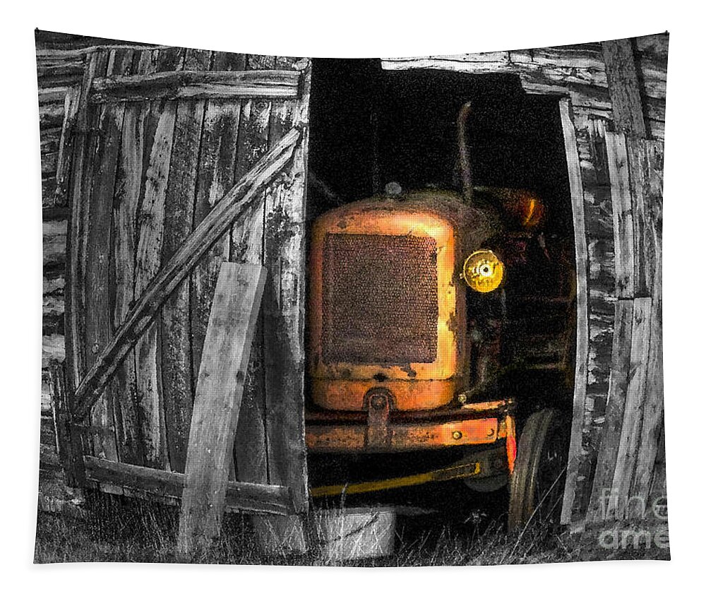 Vehicle Tapestry featuring the photograph Relic From Past Times by Heiko Koehrer-Wagner