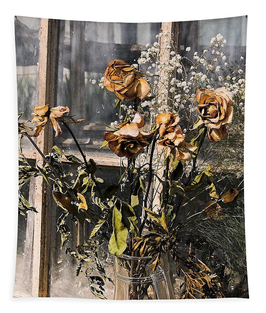 Windows Tapestry featuring the photograph Remnants of the Past by Linda McRae