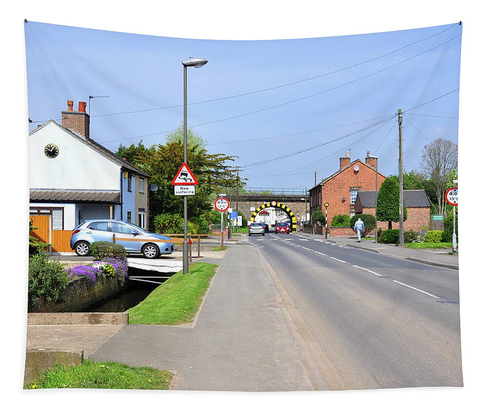 Spring Tapestry featuring the photograph Repton Road - Willington by Rod Johnson