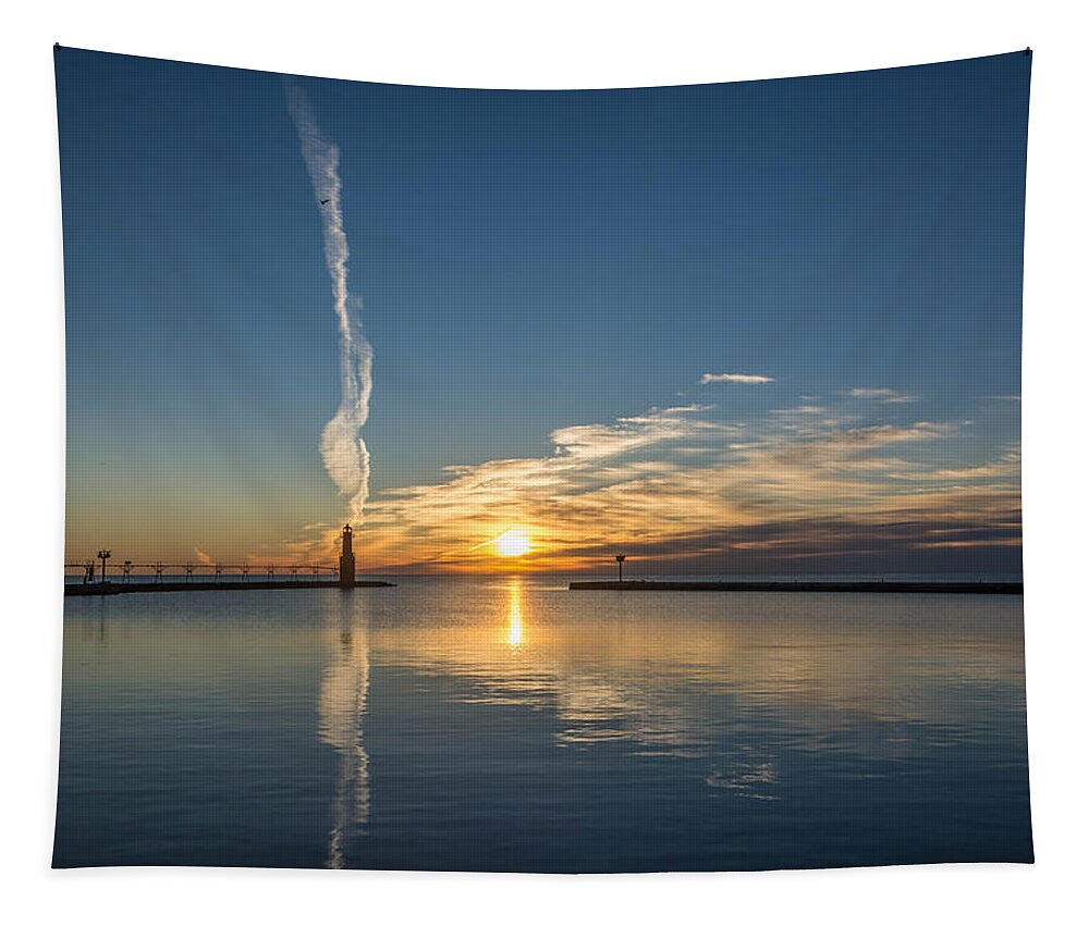 Ribbons Tapestry featuring the photograph Ribbons in the Sky by Patti Raine