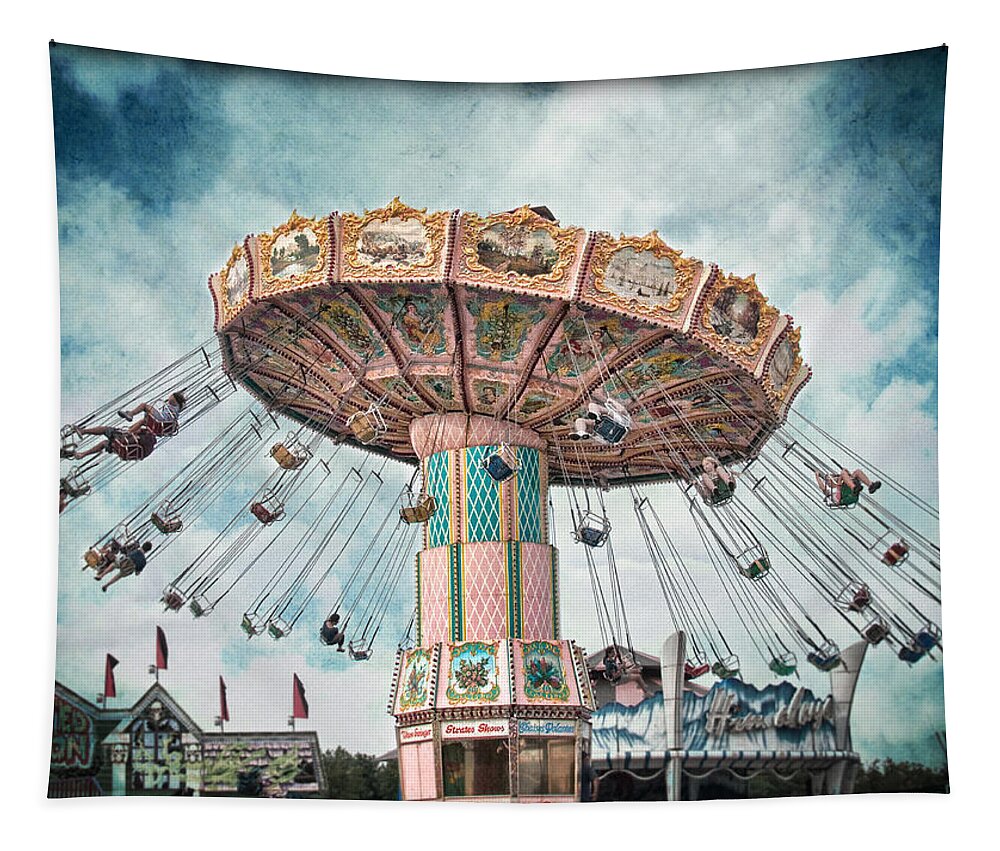 Swing Tapestry featuring the photograph Ride the Sky by Tammy Wetzel