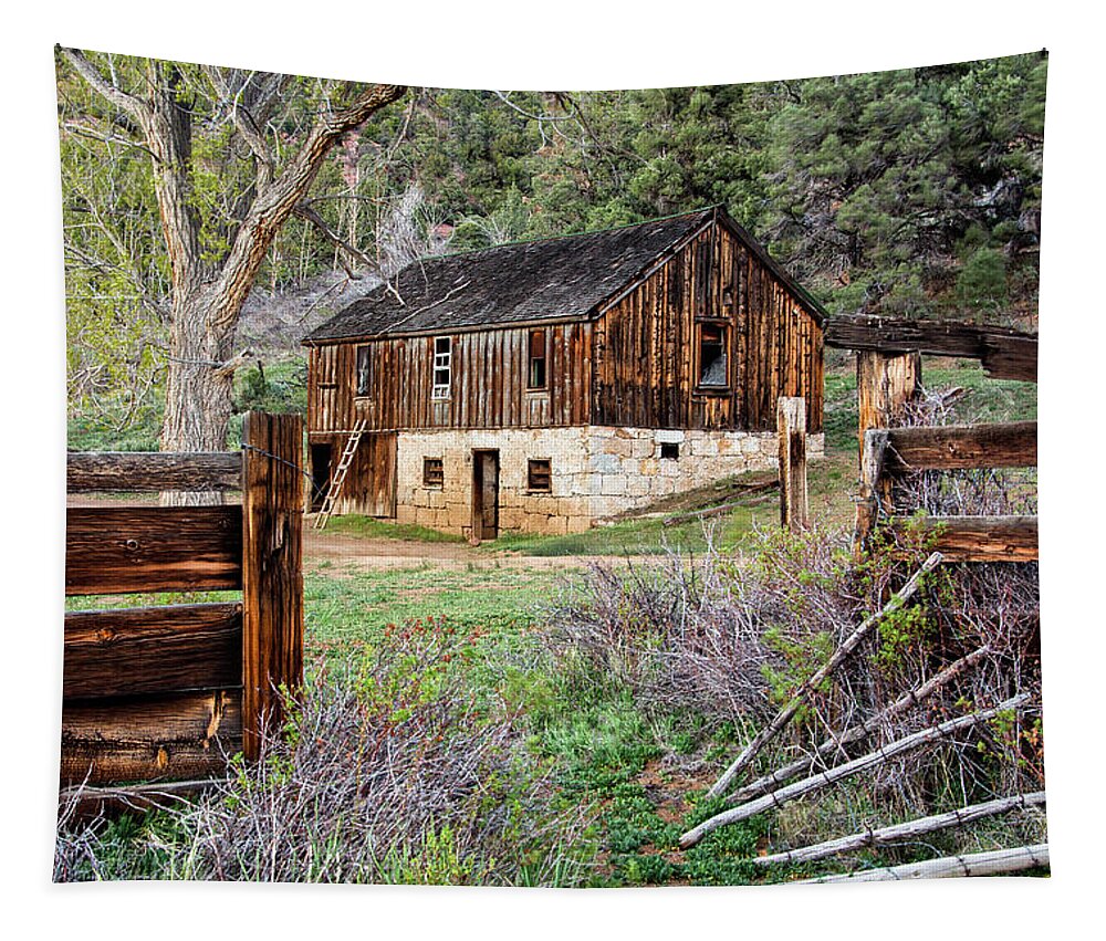 Old Tapestry featuring the photograph Blm_9364 by John T Humphrey