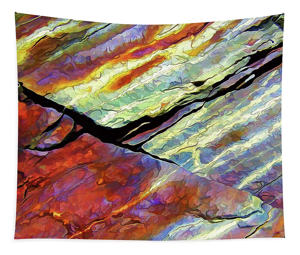 Rock Texture Tapestry featuring the photograph Rock Art 16 by ABeautifulSky Photography by Bill Caldwell