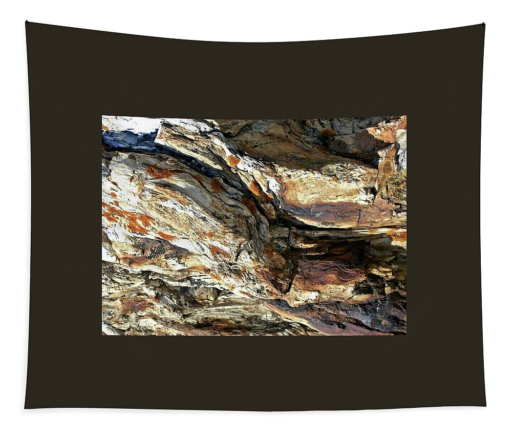 Wood Tapestry featuring the photograph Natures Abstract by 'REA' Gallery