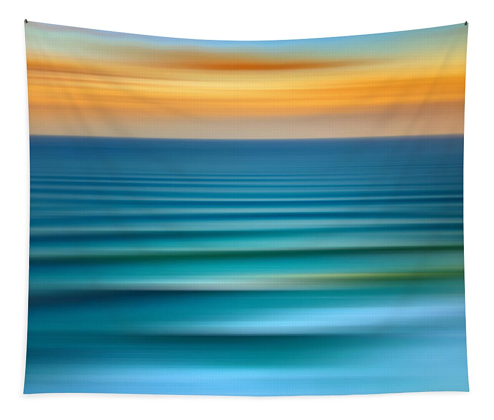 Beach Tapestry featuring the digital art Rolling In by Az Jackson