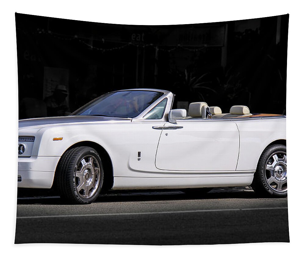 Rolls-royce Tapestry featuring the photograph Rolls Royce Phantom Drophead Coupe by Gene Parks