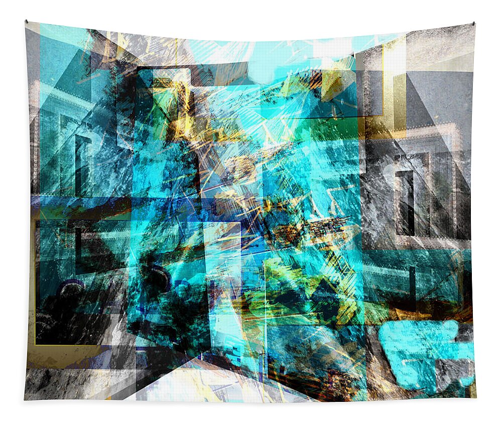 Abstract Tapestry featuring the digital art Rondo Capriccioso by Art Di