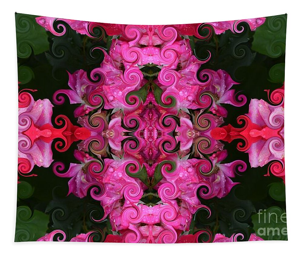 Rose Tapestry featuring the photograph Rose Abstract Two by Beverly Shelby