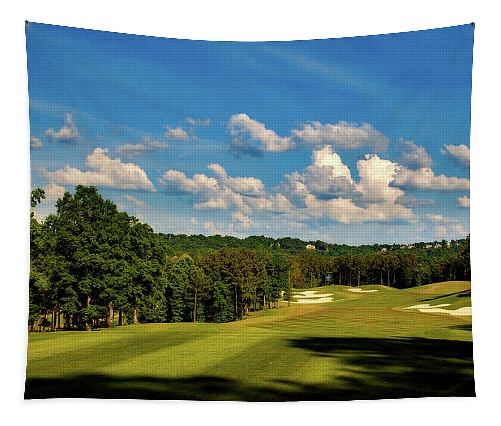 Ross Bridge Golf Course Tapestry featuring the photograph Ross Bridge Golf Course - Hoover Alabama by Mountain Dreams