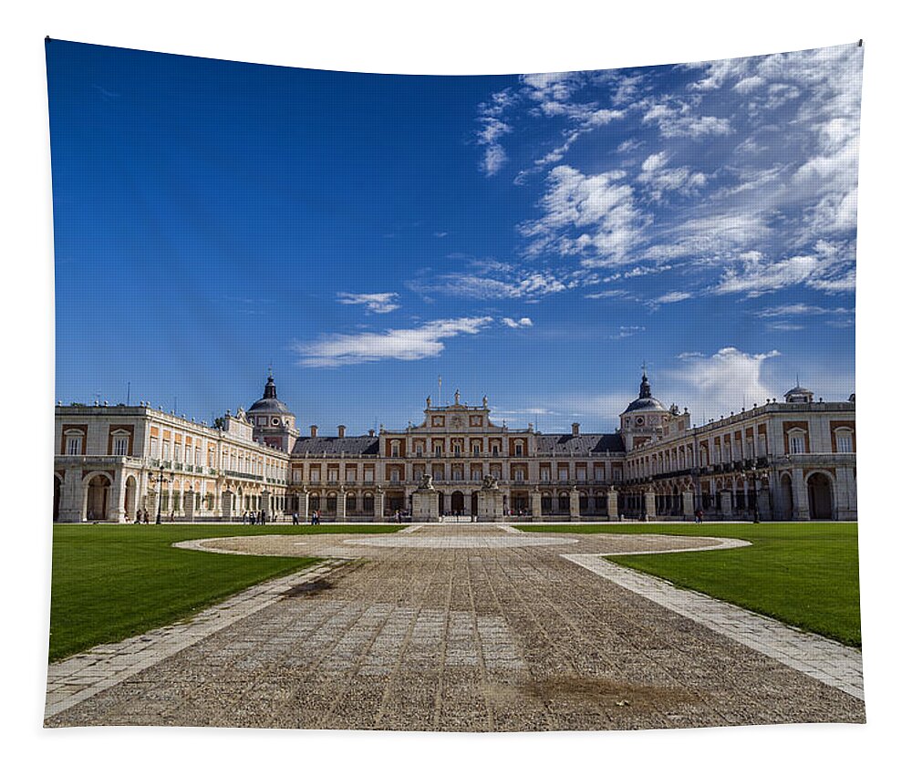 Royal Tapestry featuring the photograph Royal Palace of Aranjuez by Pablo Lopez