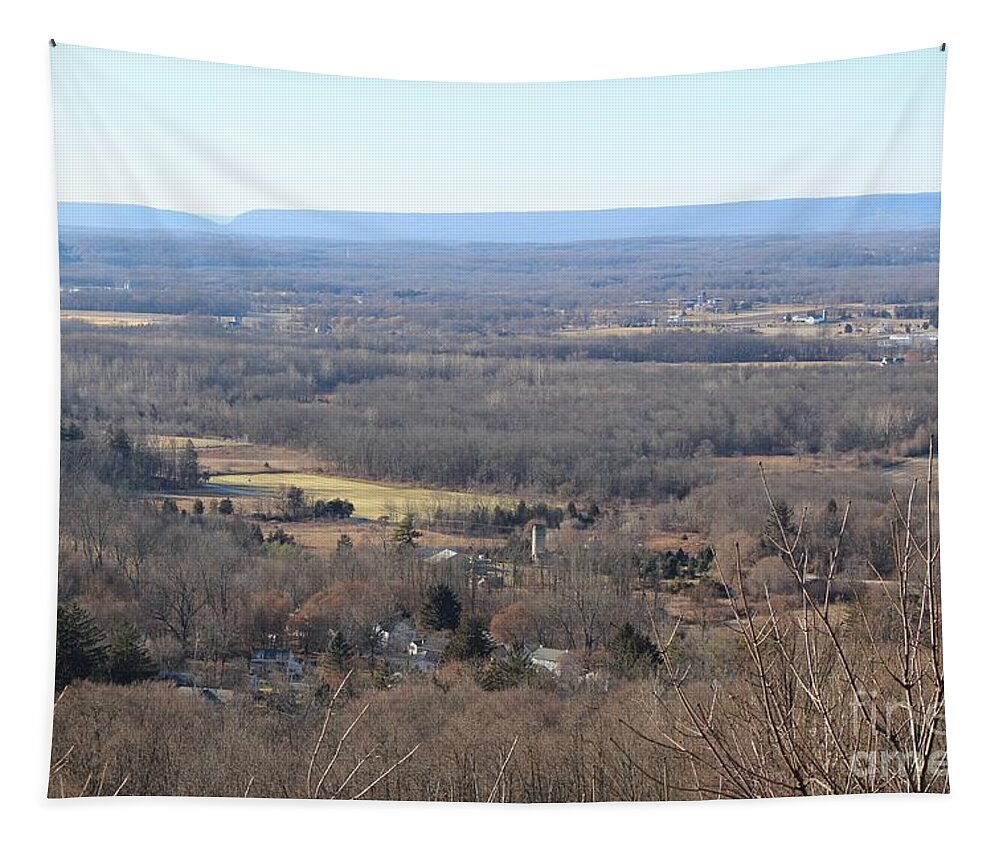 New Jersey Tapestry featuring the photograph Rt 80 Scenic Ovelook Allamuchy 1 by Christopher Lotito