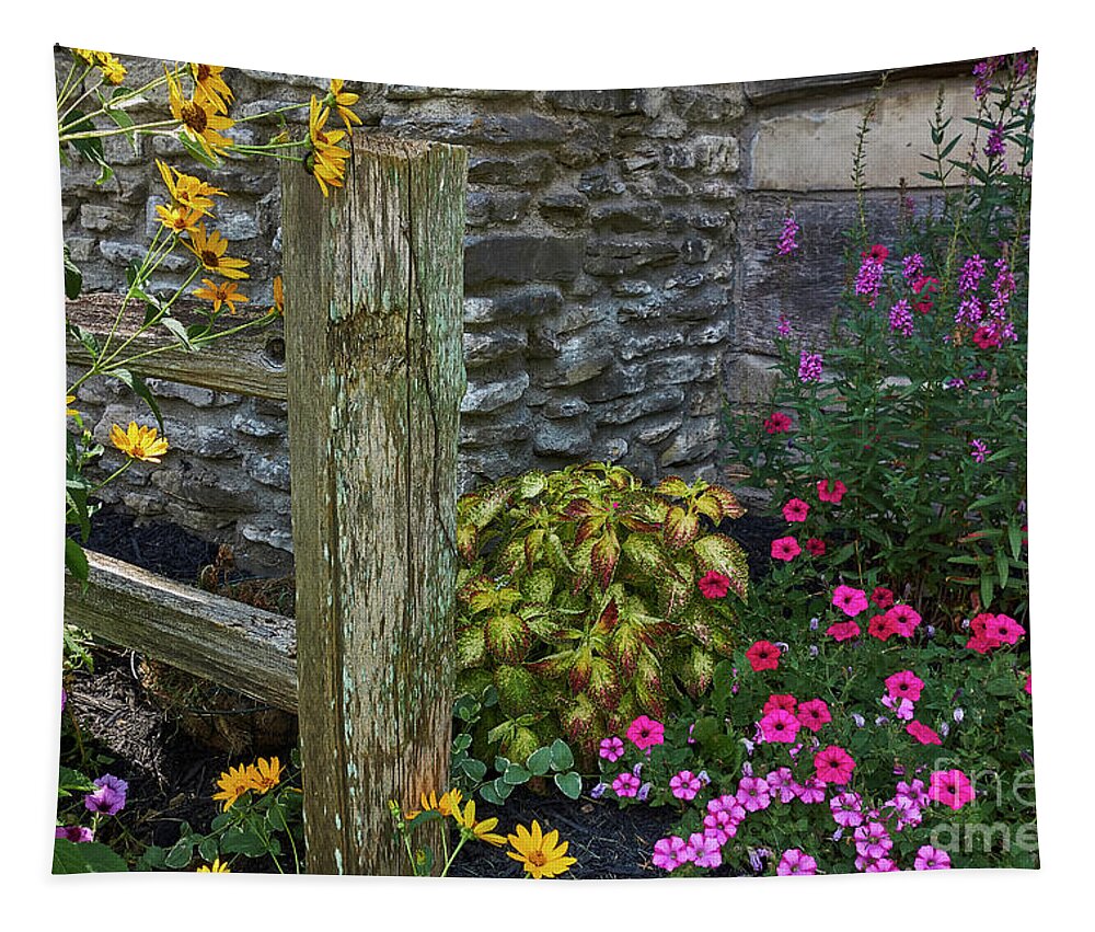 Rustic Tapestry featuring the photograph Rustic Color by Steve Ondrus
