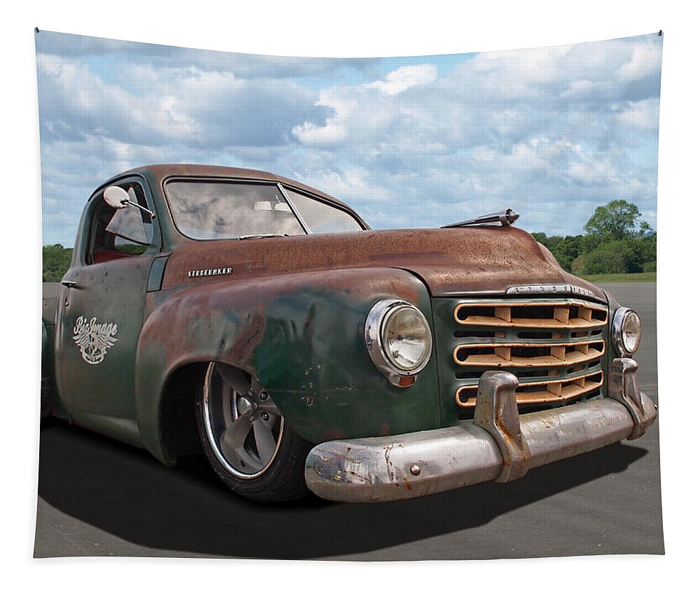 Rusty Tapestry featuring the photograph Rusty Studebaker by Gill Billington