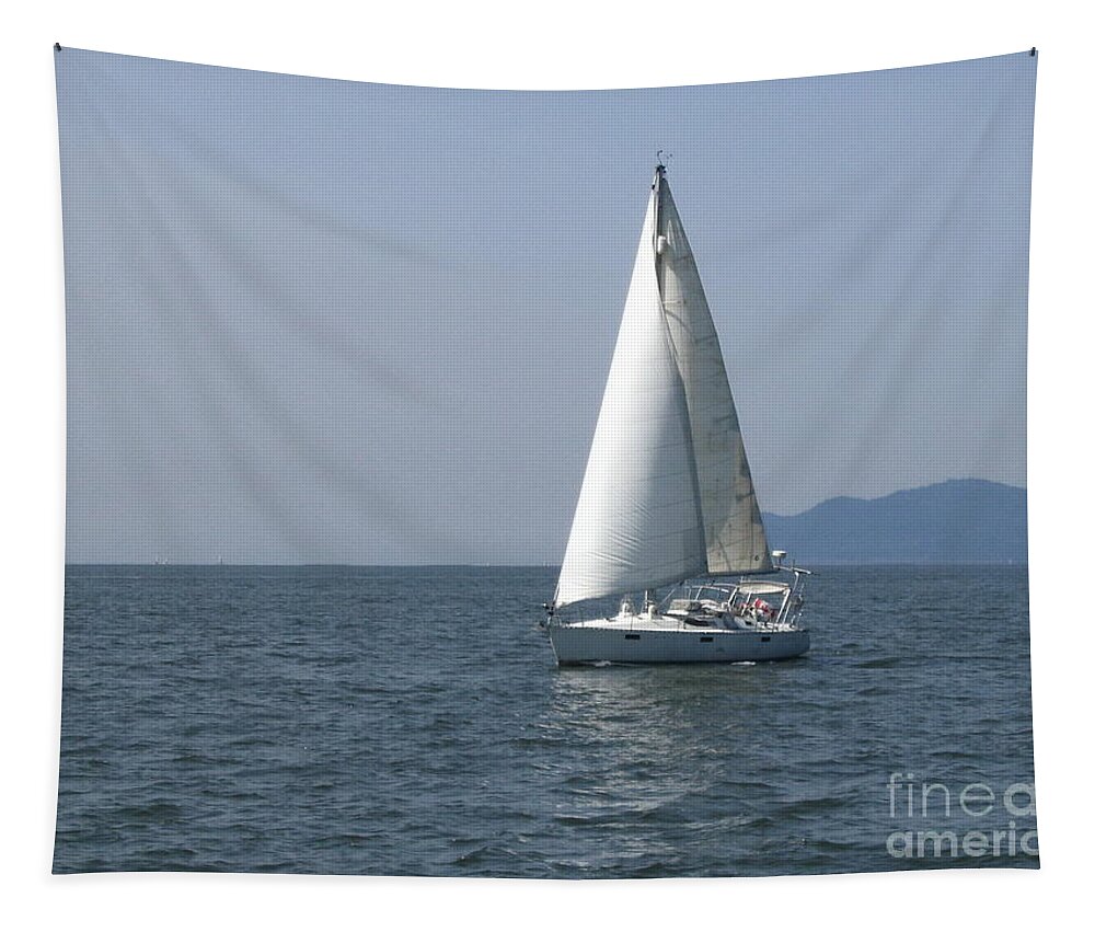 Sail Tapestry featuring the photograph Sailing Away by Vivian Martin