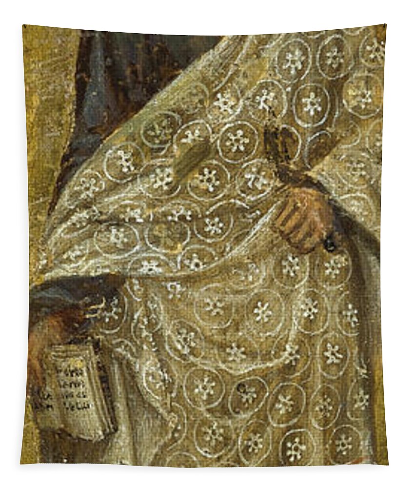 Gentile Da Fabriano Tapestry featuring the painting Saint Bartholomew by Gentile da Fabriano