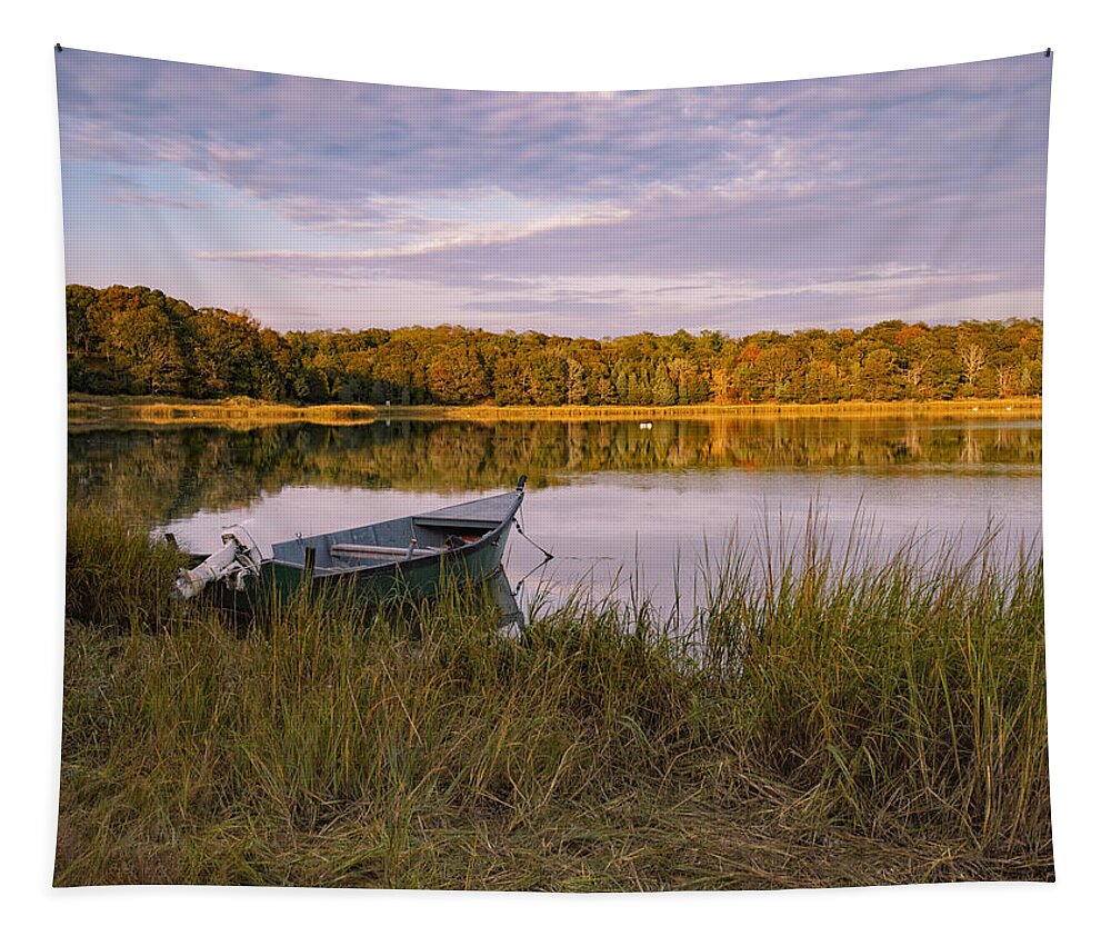 Cape Cod Tapestry featuring the photograph Salt Pond 2 Eastham MA by Marianne Campolongo
