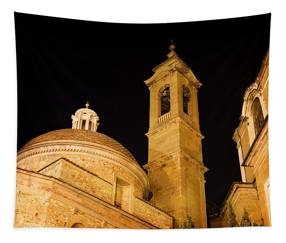 Architecture Tapestry featuring the photograph San Lorenzo Church Florence Italy by Marilyn Hunt