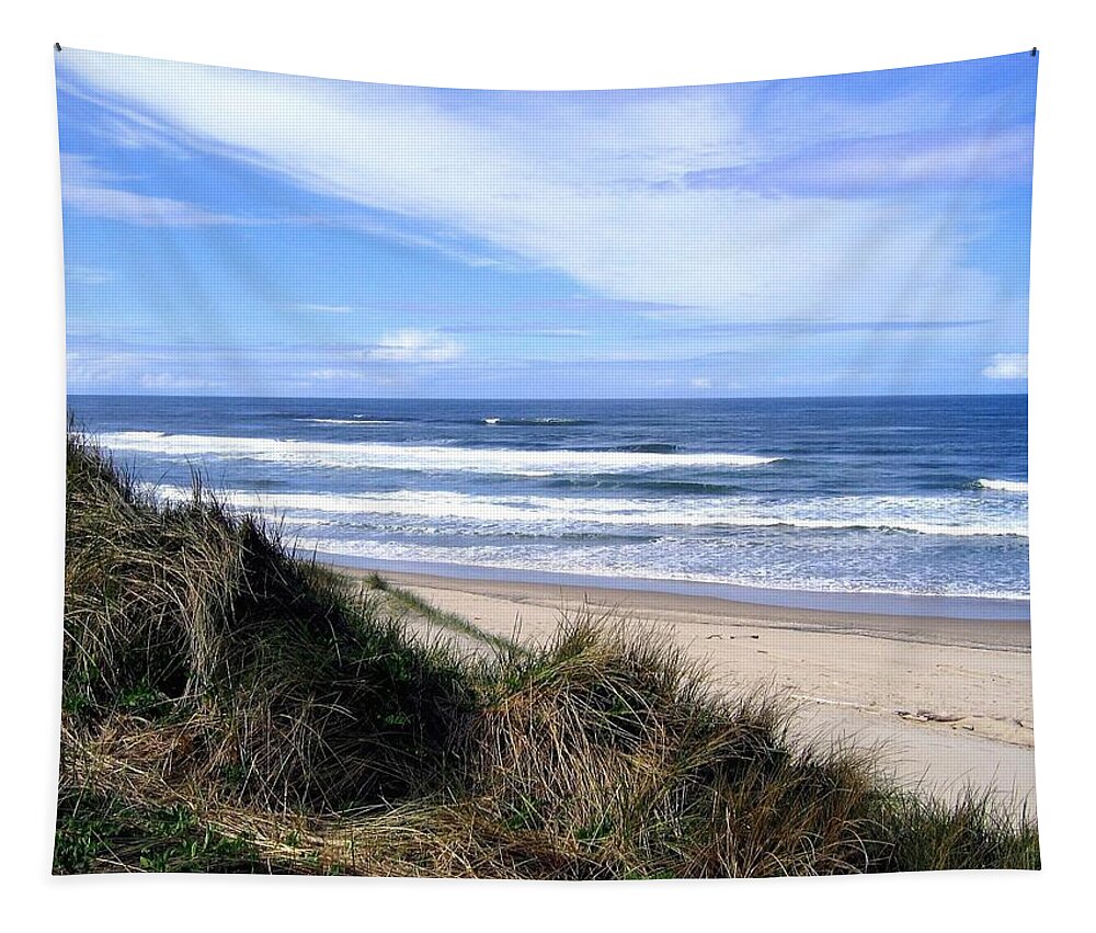 Sand And Sea Tapestry featuring the photograph Sand And Sea 12 by Will Borden