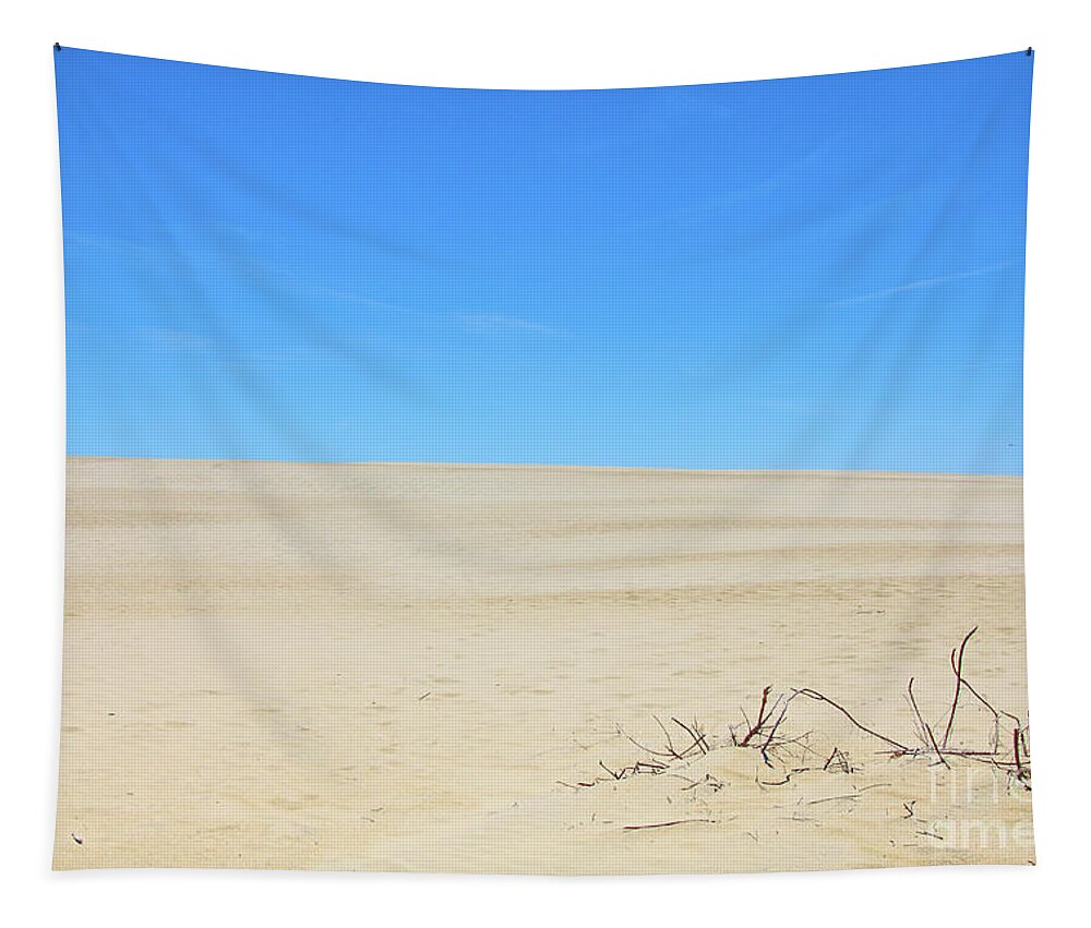 Sand And Sky Jockey Ridge Tapestry featuring the photograph Sand and Sky Jockey Ridge by Randy Steele