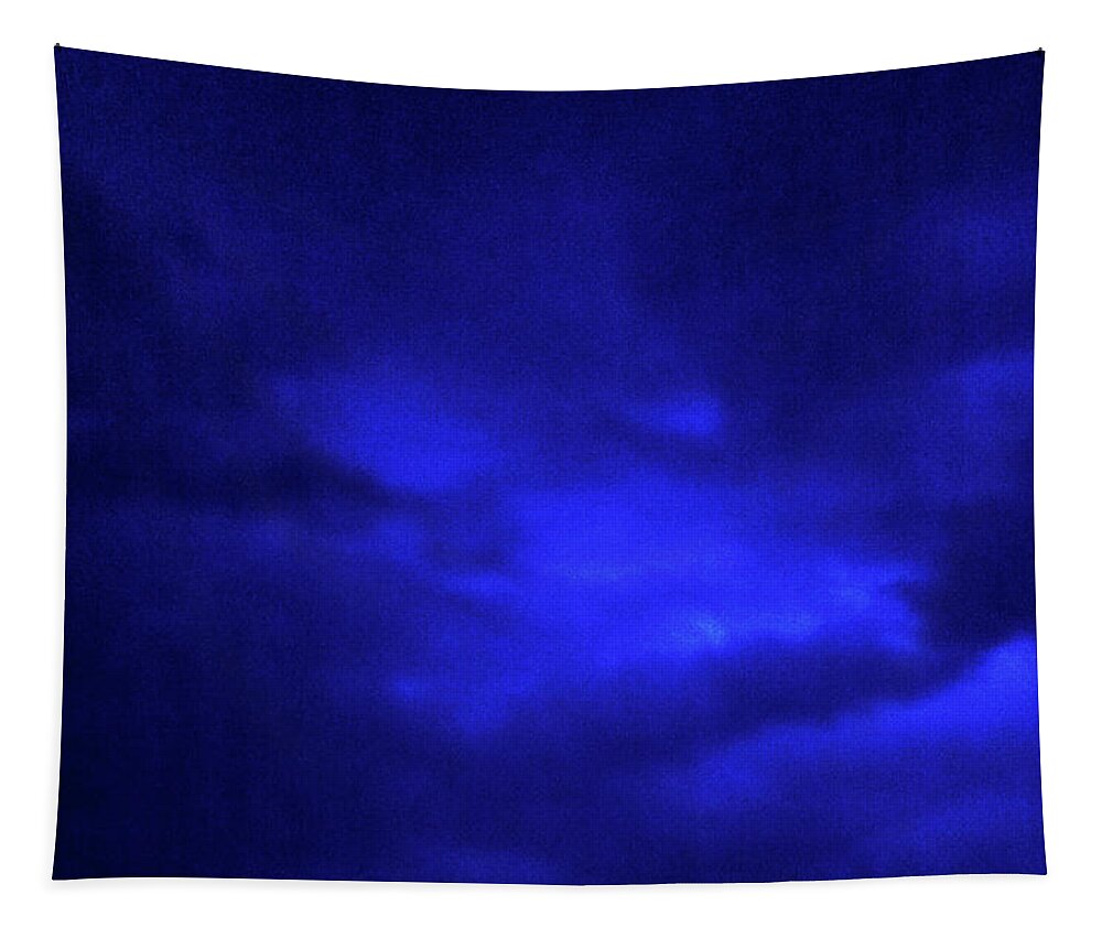 Sky Tapestry featuring the photograph Sapphire Sky by Kathy Corday