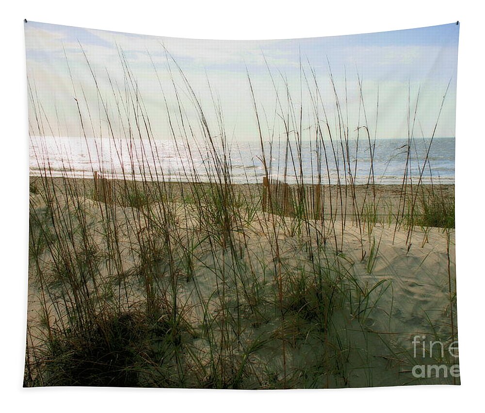 Blue Tapestry featuring the photograph Scene from Hilton Head Island by Angela Rath
