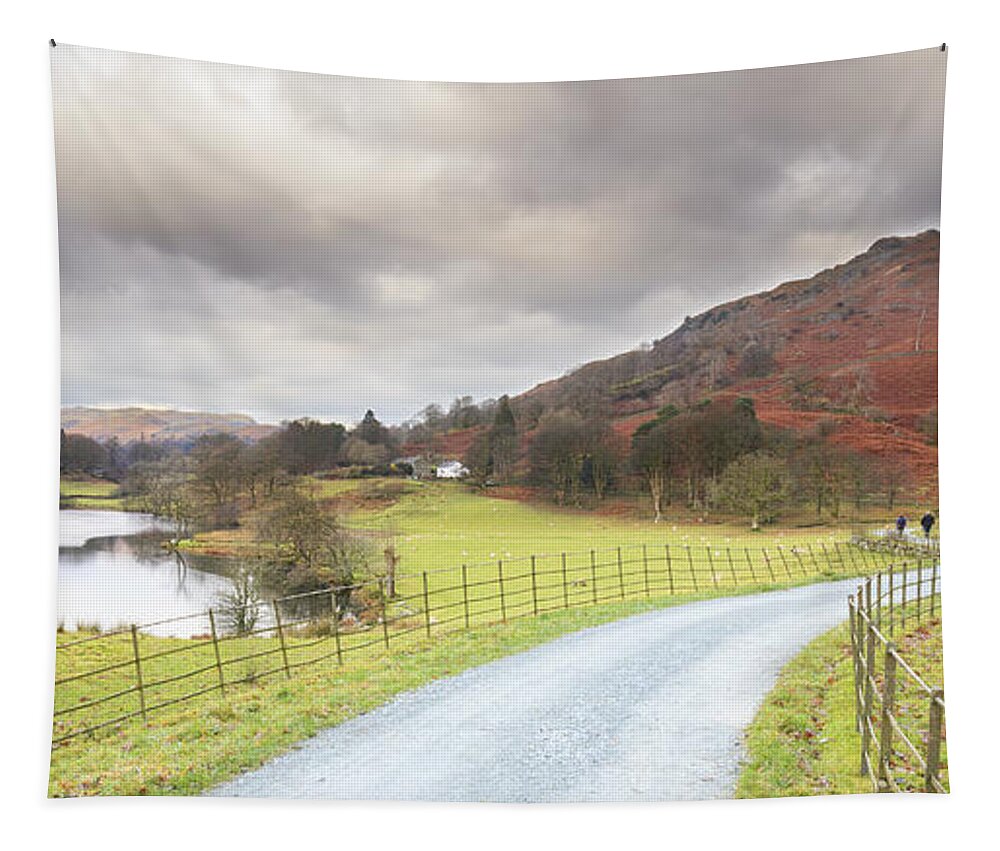 Agriculture Tapestry featuring the photograph Scenic cumbria by Chris Smith