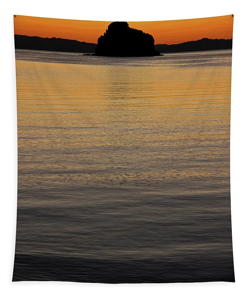 Island Tapestry featuring the photograph Sea of Cortez Sun Drop by Becqi Sherman