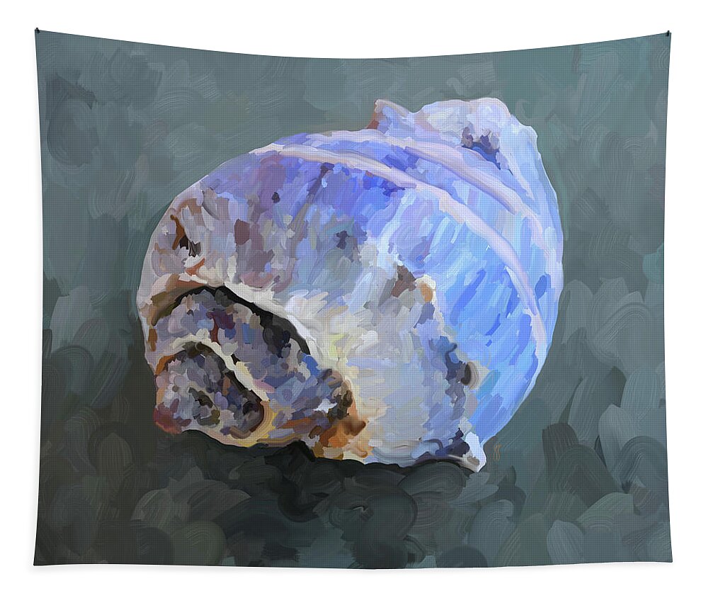 Sea Shell Tapestry featuring the painting SeaShell III by Jai Johnson