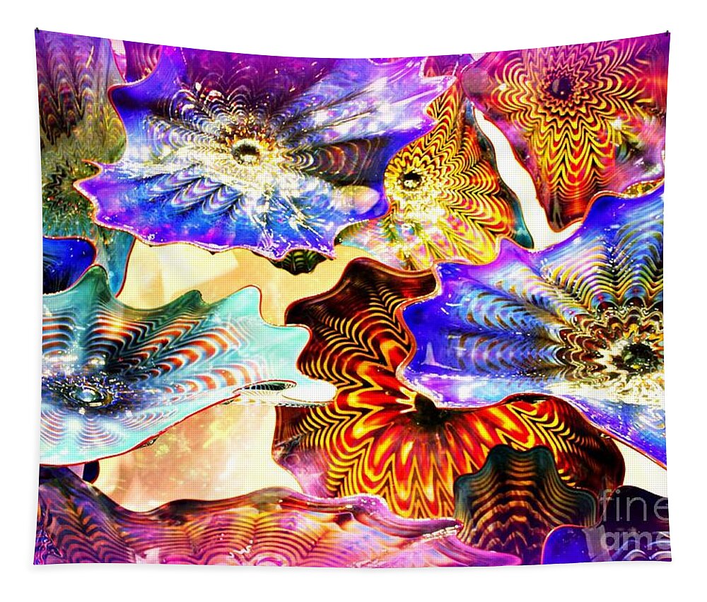 Rainbow Tapestry featuring the photograph Seattle Glass by Jenny Revitz Soper