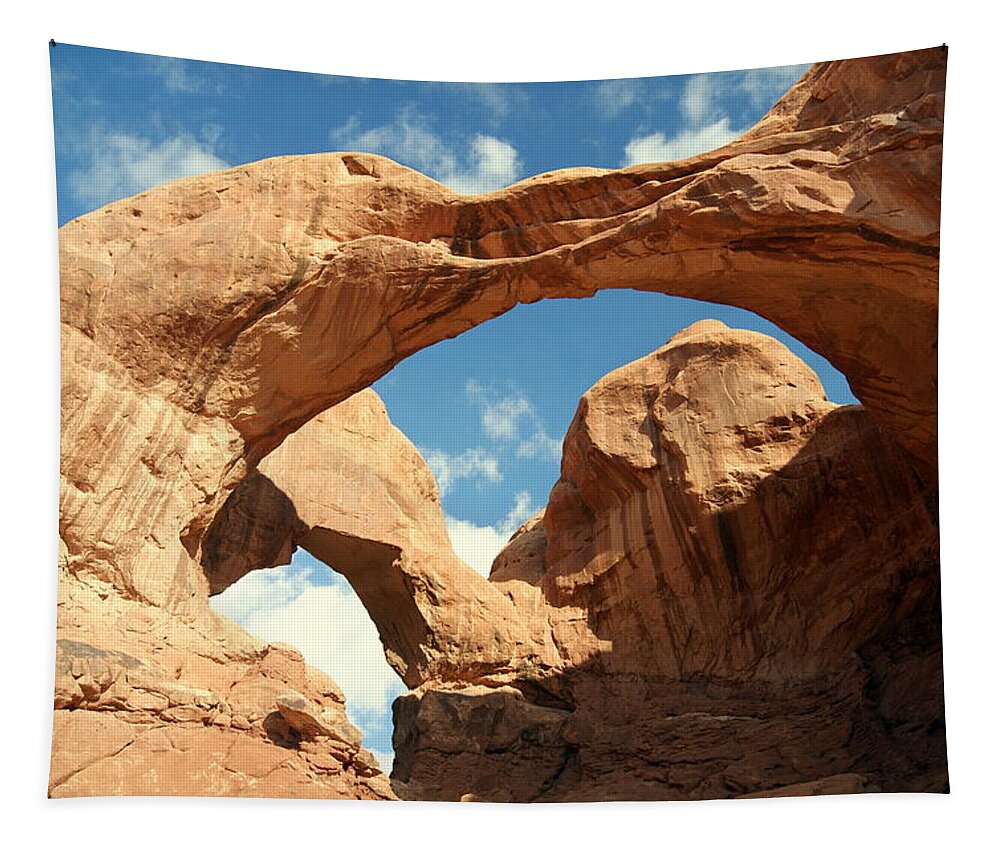 Arch Tapestry featuring the photograph Seeing Double by Beth Collins