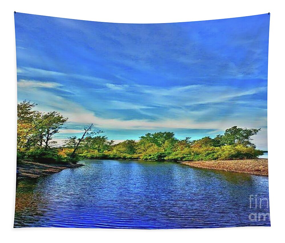 Creek Tapestry featuring the photograph Selkirk Shores by Dani McEvoy