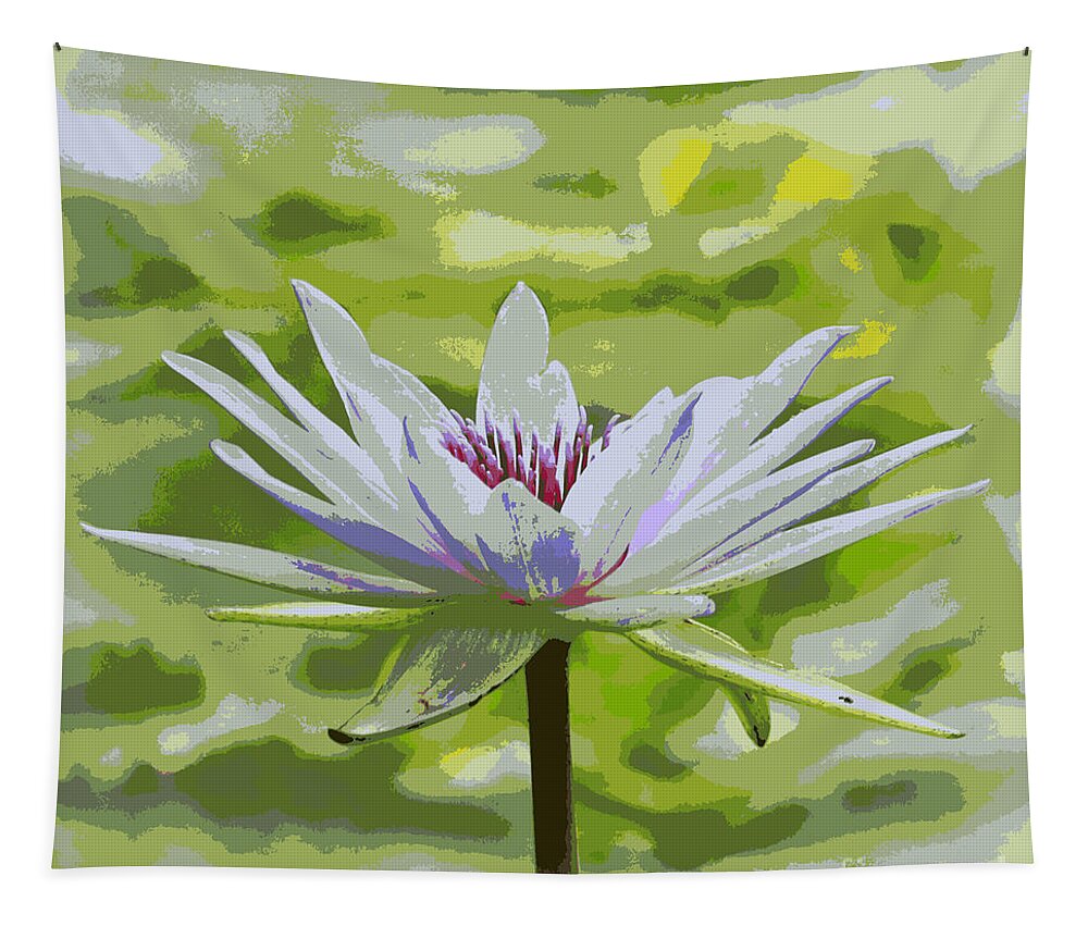 Water Lily Tapestry featuring the photograph Serene Water Lily by Carol Groenen