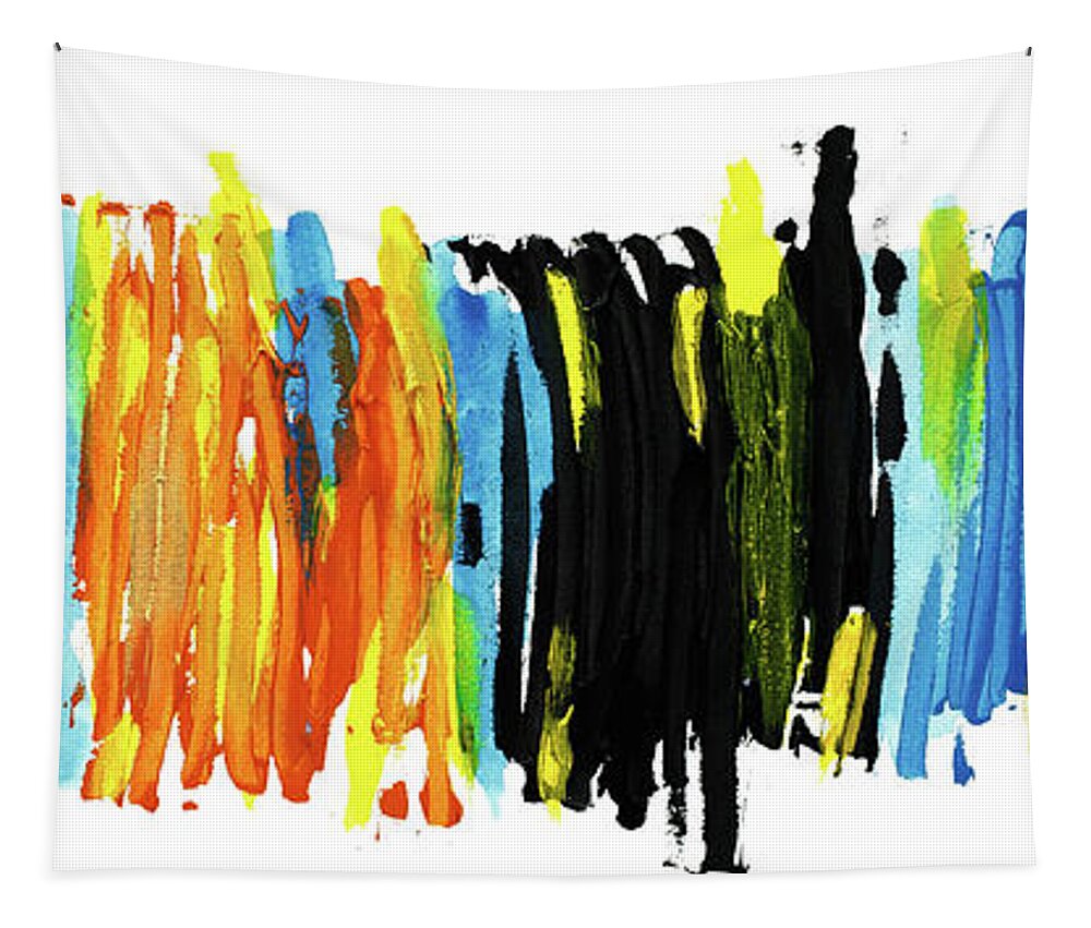 Love Tapestry featuring the painting Shades of love by Bjorn Sjogren